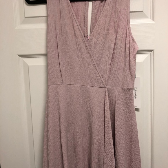 Calvin Klein Raffled faux wrap dress - Picture 7 of 8